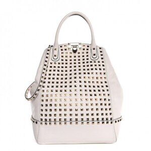 VALENTINO GARAVANI Vitello Leather All Over Stud Rockstud Tote